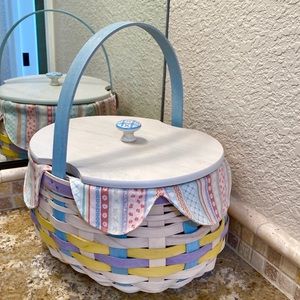 Longaberger Easter Basket Large NWOT